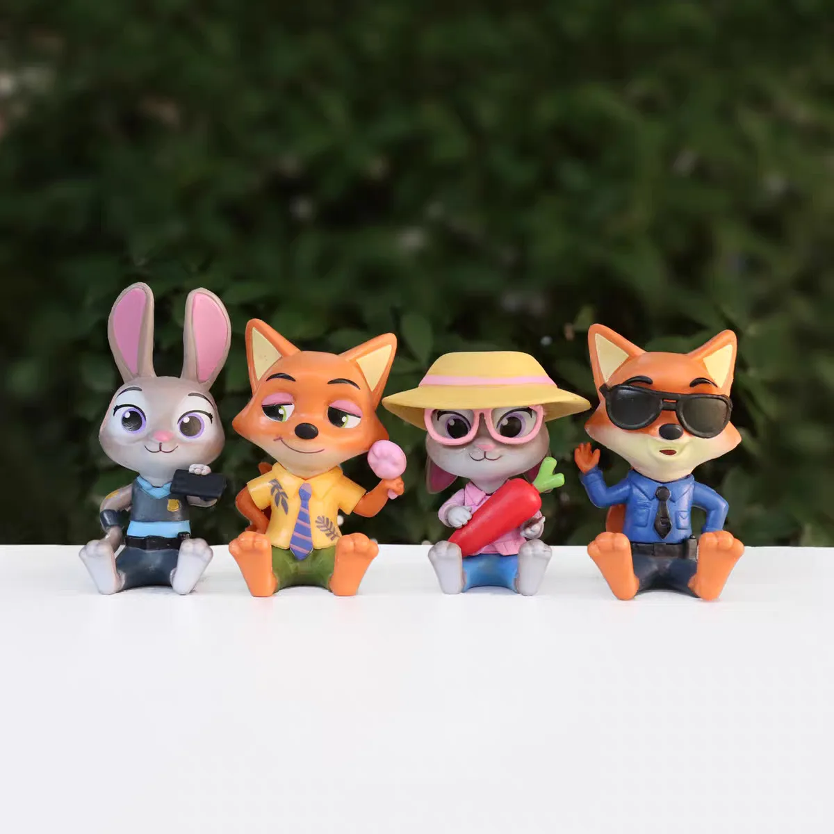 6 قطعة Zootopia الحيوان يجلس تشكل الشكل صندوق أعمى لعبة مخلب آلة Gashapon تحصيل دمية نموذج تمثال حلية