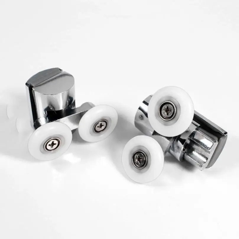 23mm Zinc Alloy Double Wheel Sliding Shower Door Roller Bearing for Shower Room Sliding Door