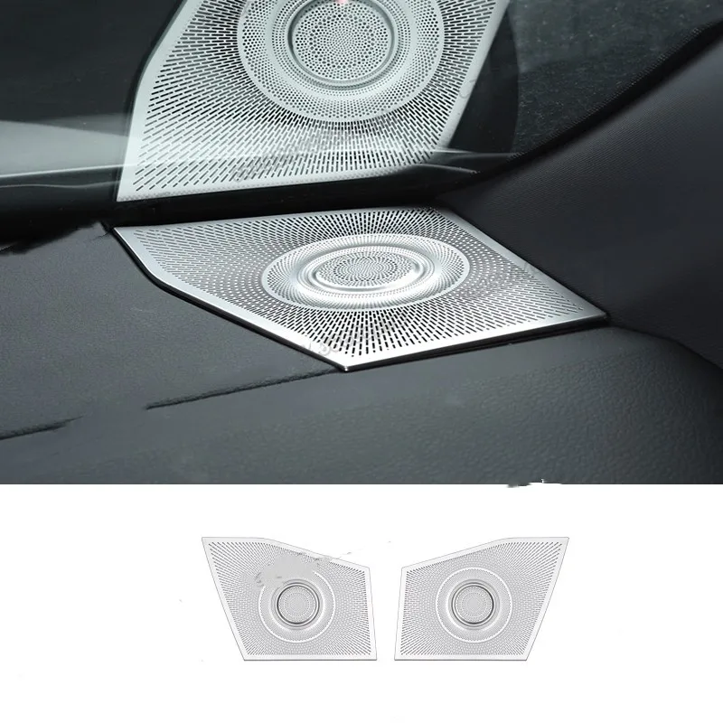 For Toyota Sienna XL40 2021 2022 2023 Car Styling Auto Accessories Stainless Steel Trim Car Stereo Speaker Door Sticker Cover