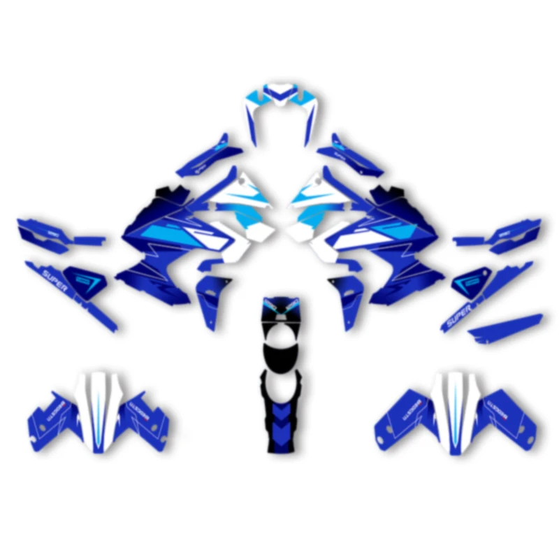 

DSMTECH Custom Motorcycle Graphics For KTM 2021 2022 2023 ADV 790 1290 R S Decal Stickers Kits 008