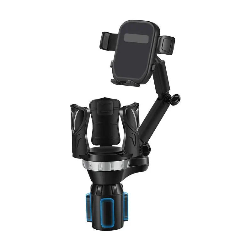 

Car Cup Holder Expander 2 In 1 Cup Phone Holder Adapter 360 Degree Rotating Clip Adjustable Cup Holder Car Expander For
