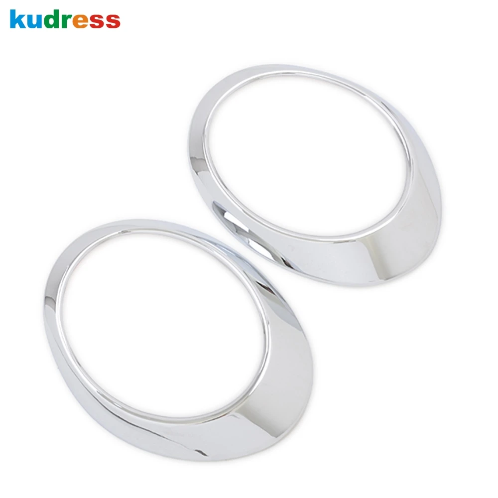 For Subaru Forester 2009 2010 2011 2012 ABS Chrome Car Front Fog Light Cover Trim Head Foglight Lamp Trims Exterior Accessories