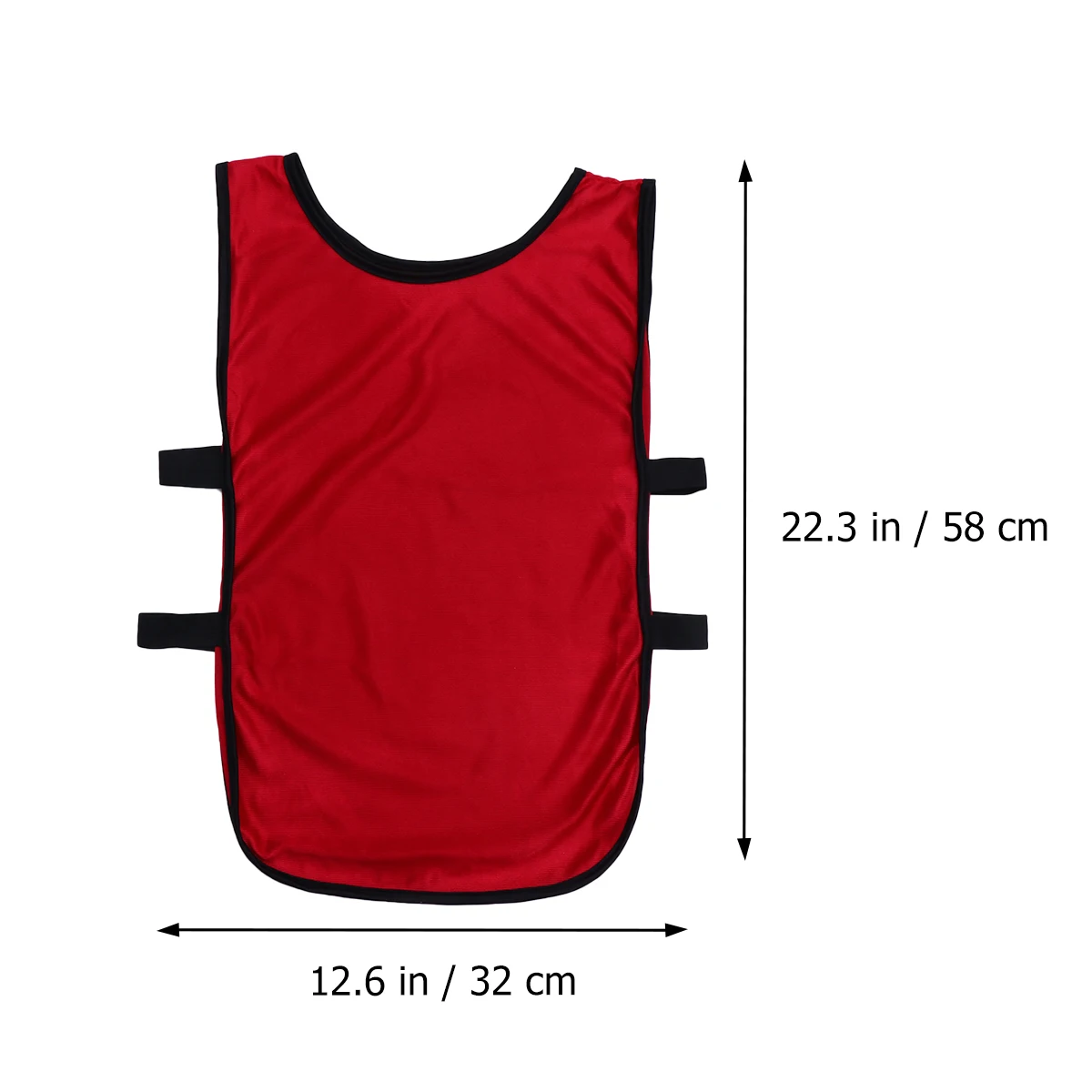 

6pcs Training Breathable Quick-Dry Sport Jerseys For Football Basketball Volleyball Tool Waistcoat Lightweight Red