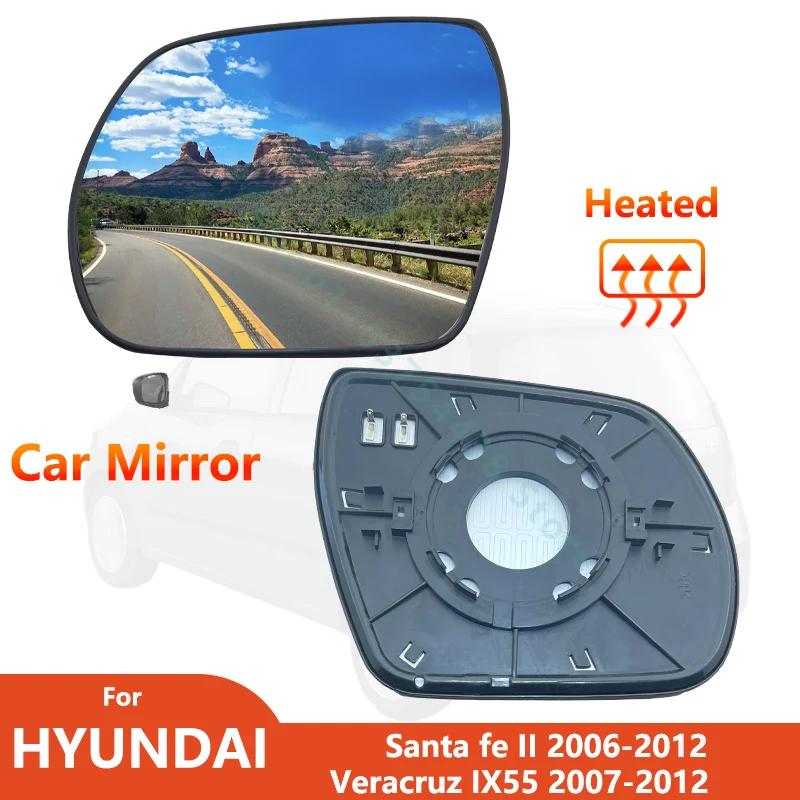 Para Hyundai ix55 Veracruz y Santa Fe II 2006 2007 2008 2009 2010 2011 2012 espejo retrovisor lateral con calefacción 87611/21-3J000