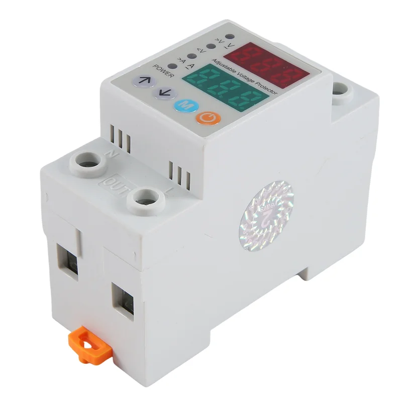 

DIN-63AVAP Overvoltage Undervoltage Protector Self-Returning Voltage Overload Current Limiting Automatic Reset Recloser Durable