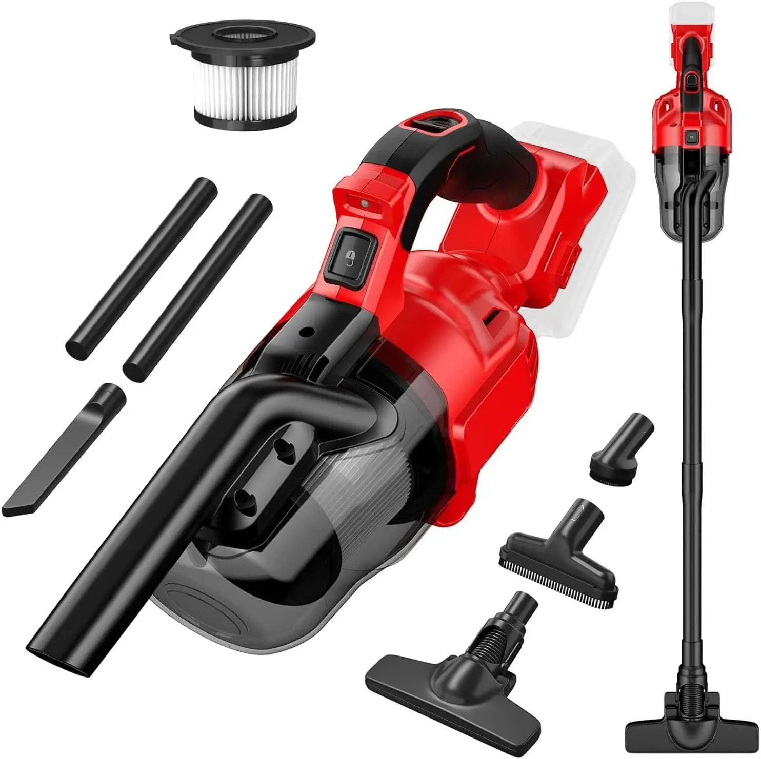 

Беспроводной ручной пылесос с силой всасывания 125AW, моющимся HEPA-фильтром для дома, автомобиля, паркета и ковров