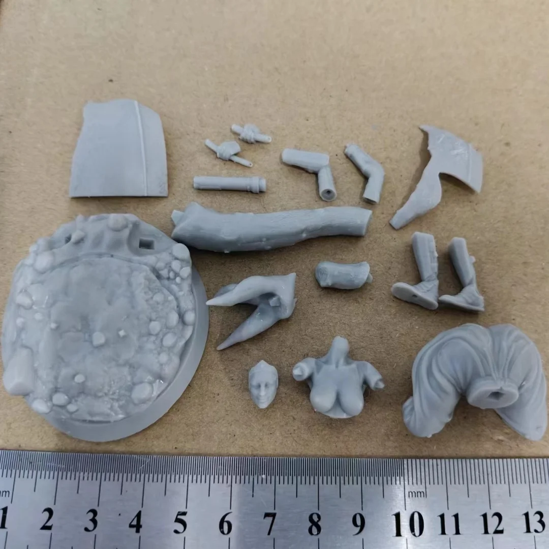 1/24 Schaal Hars Figuur Monteren Model Kit Ahsoka Girl Nsfw Drie versies Ongemonteerd Ongeverfd 3D printen speelgoed