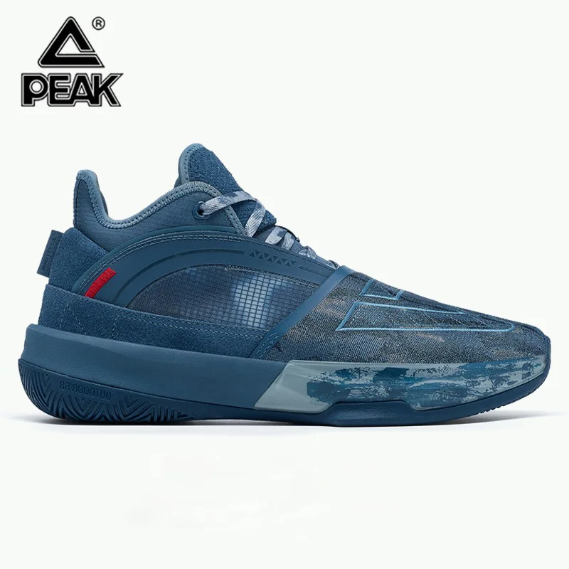Zapatillas de baloncesto profesionales Peak Extremely Large Triangle para hombre, zapatillas deportivas transpirables antideslizantes resistentes al desgaste