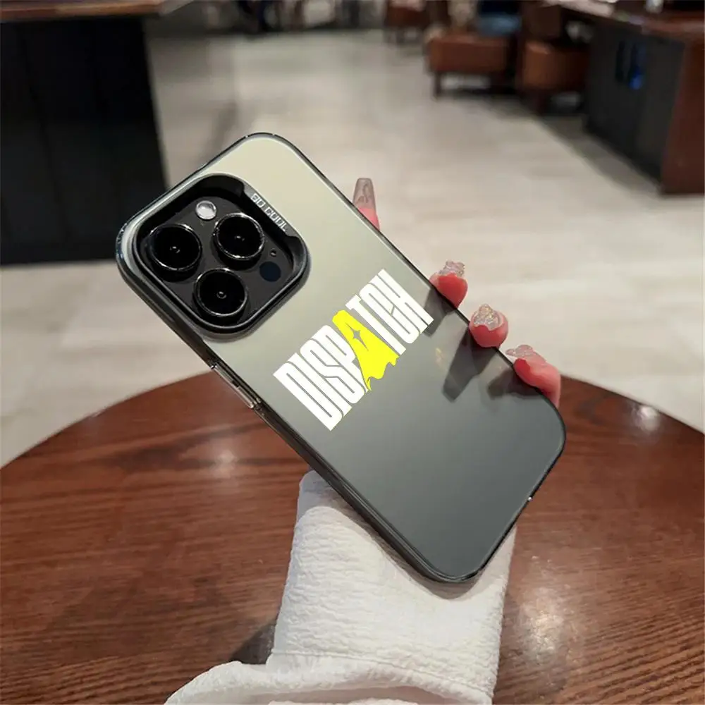 

Game D-DispatchES Phone Case For iPhone11 12 13 14 15 16 17Pro Max Air Plus Mini Light luxury high-end colorful silver cases