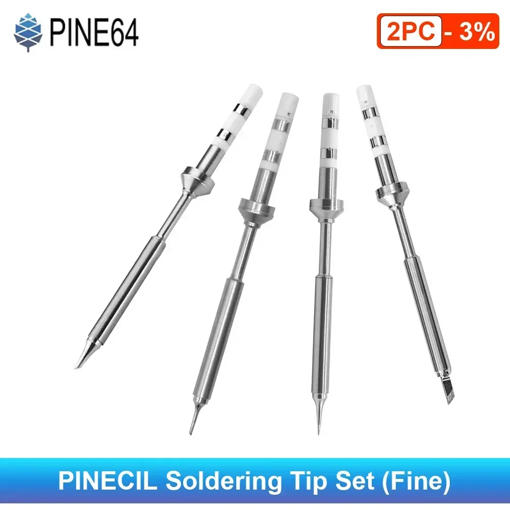 

Pine64 TS100 TS101 TS-BC2 ILS Solder Station Accessories Soldering Tip Set Gross Fine Replacement Models of Soldering Iron Tips