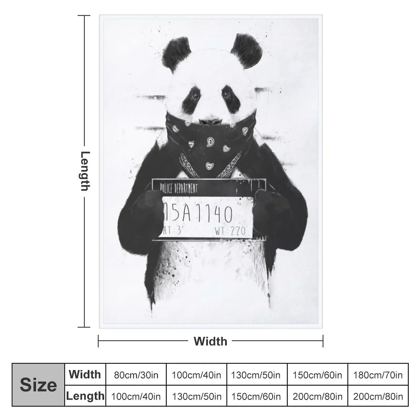 Bad panda Throw Blanket Furrys Designers Beach Blankets Sofas Of Decoration Multi-Purpose Summer Blankets