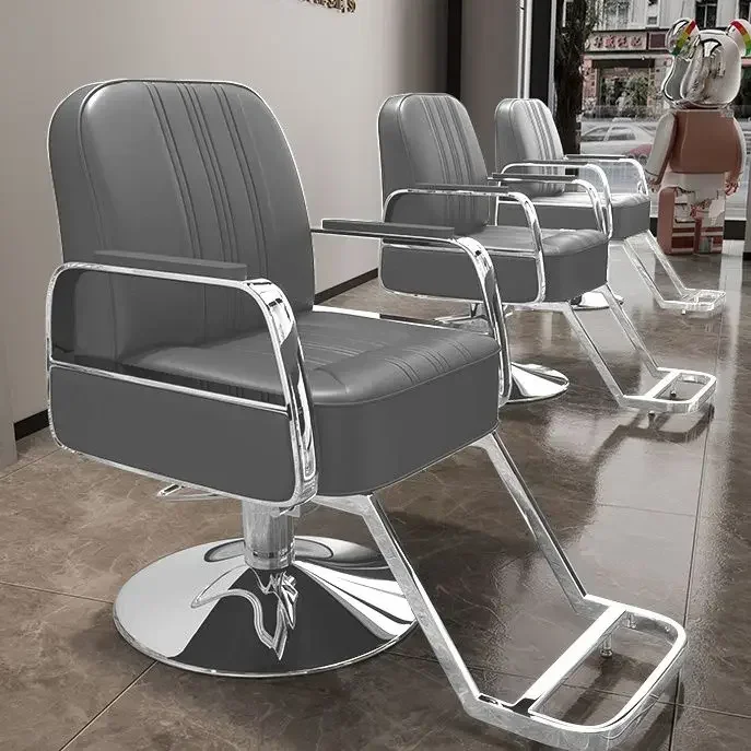 Barber shop chair trendy hair cutting perm and dyeing seat hair salon special liftable and reclining barber chair  tattoo chair