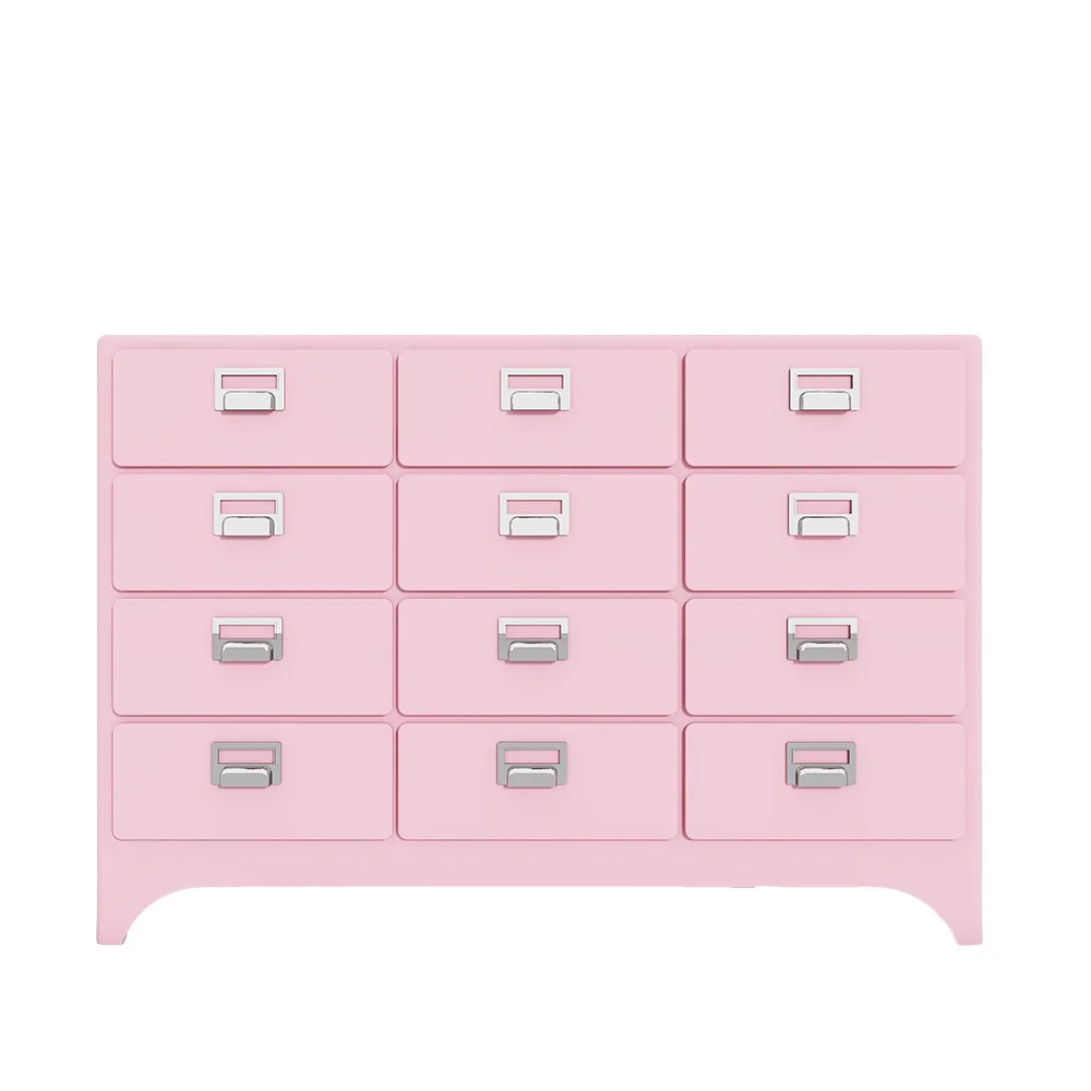 거실 12도어 메탈 로커 블루 파일링 캐비닛 세트 모던 침실 사이드보드 메탈 서랍