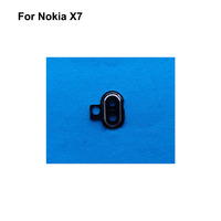 For Nokia X7 Rear Back Camera Glass Lens +Camera Cover Circle Housing Parts For Nokia X7 TA-1131