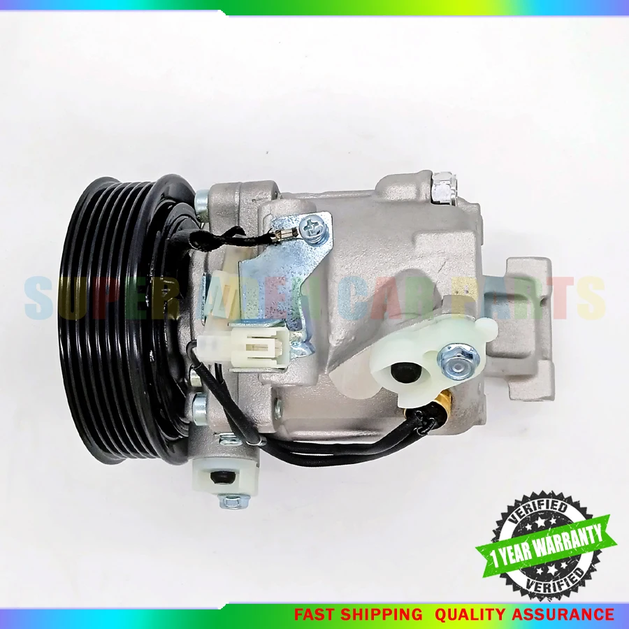SV07C A/C Compressor For Toyota Rush Daihatsu Terios 447190-6121 4472600667 4471602270 4472605820 447190-6121 447260-0667