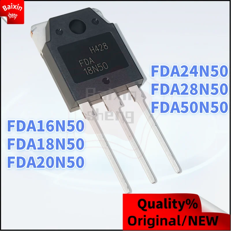 

10PCS NEW FDA16N50 TO-3P FDA18N50 18N50 FDA20N50 20N50 FDA24N50 24N50 FDA28N50 28N50 FDA50N50 50N50 Field-effect transistor