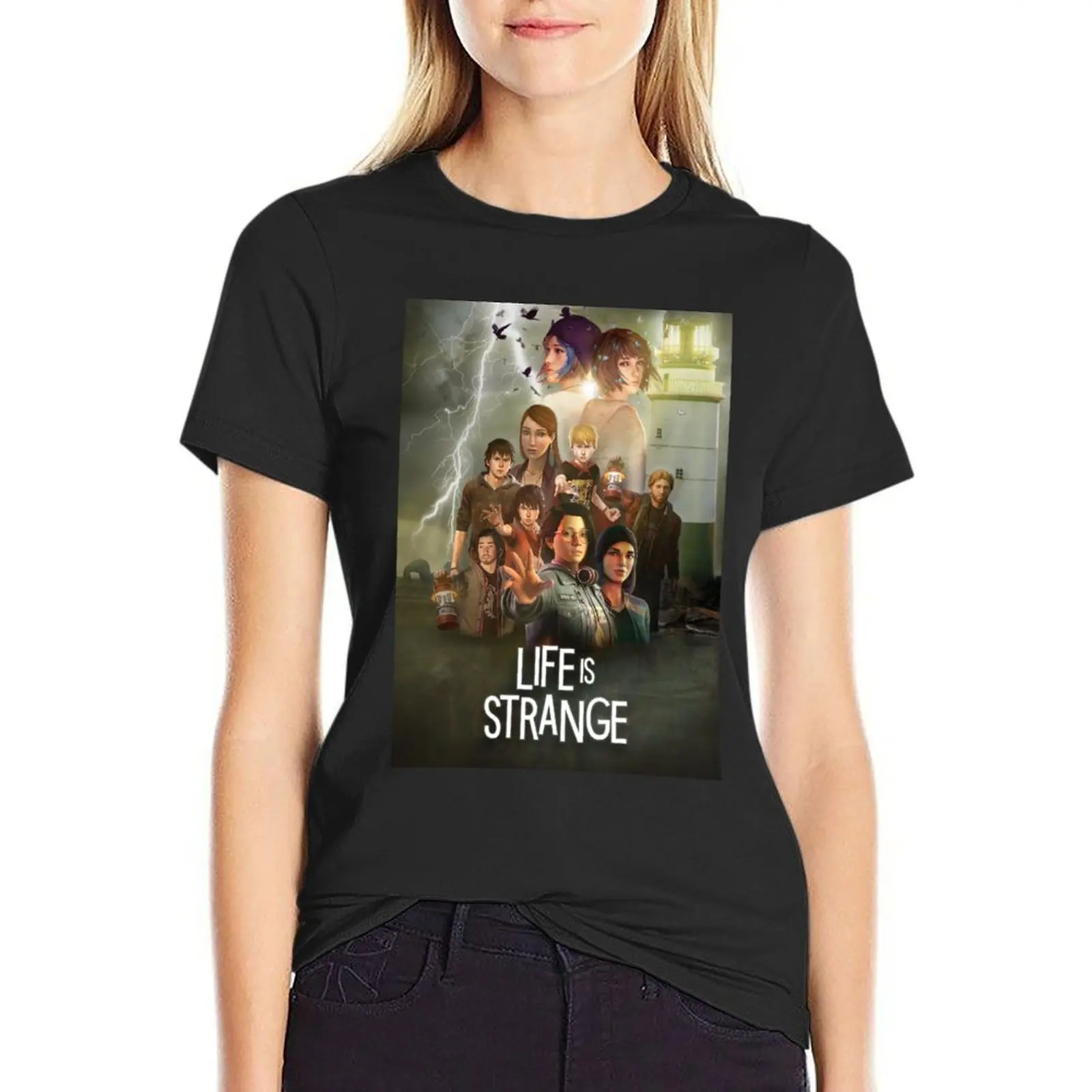 Camiseta con póster de película Life Is Strange para mujer, ropa estética, top de verano, camisetas occidentales