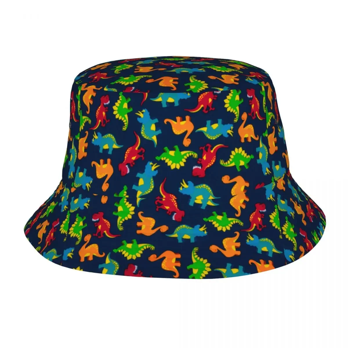 Dinosaurs Cartoon Bucket Hat Women Men Unisex Fashion Summer Fisherman's Hat