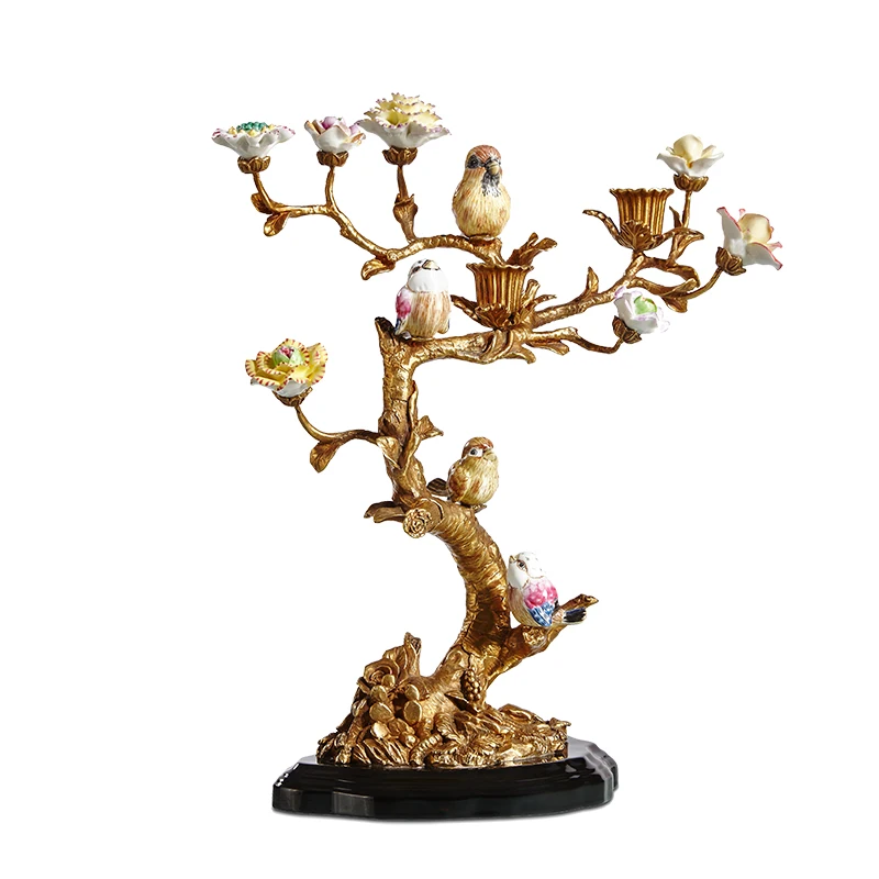 Handmade European Ceramic Candle Holder Ceramic Model Bowl Printing Home Decoration Wedding Festive Christmas Easter