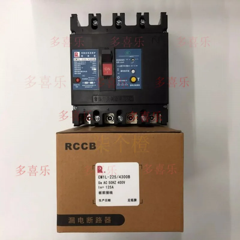 EE   1PCS for CM1L-225/4300B 4P 125A Leakage Switch