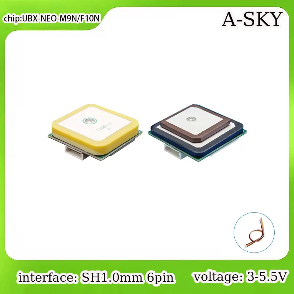 UBX-F10N/M9N GNSS/GPS Positioning Module RTK High-precision Centimeter Level Differential GPS Full System Satellite Navigation