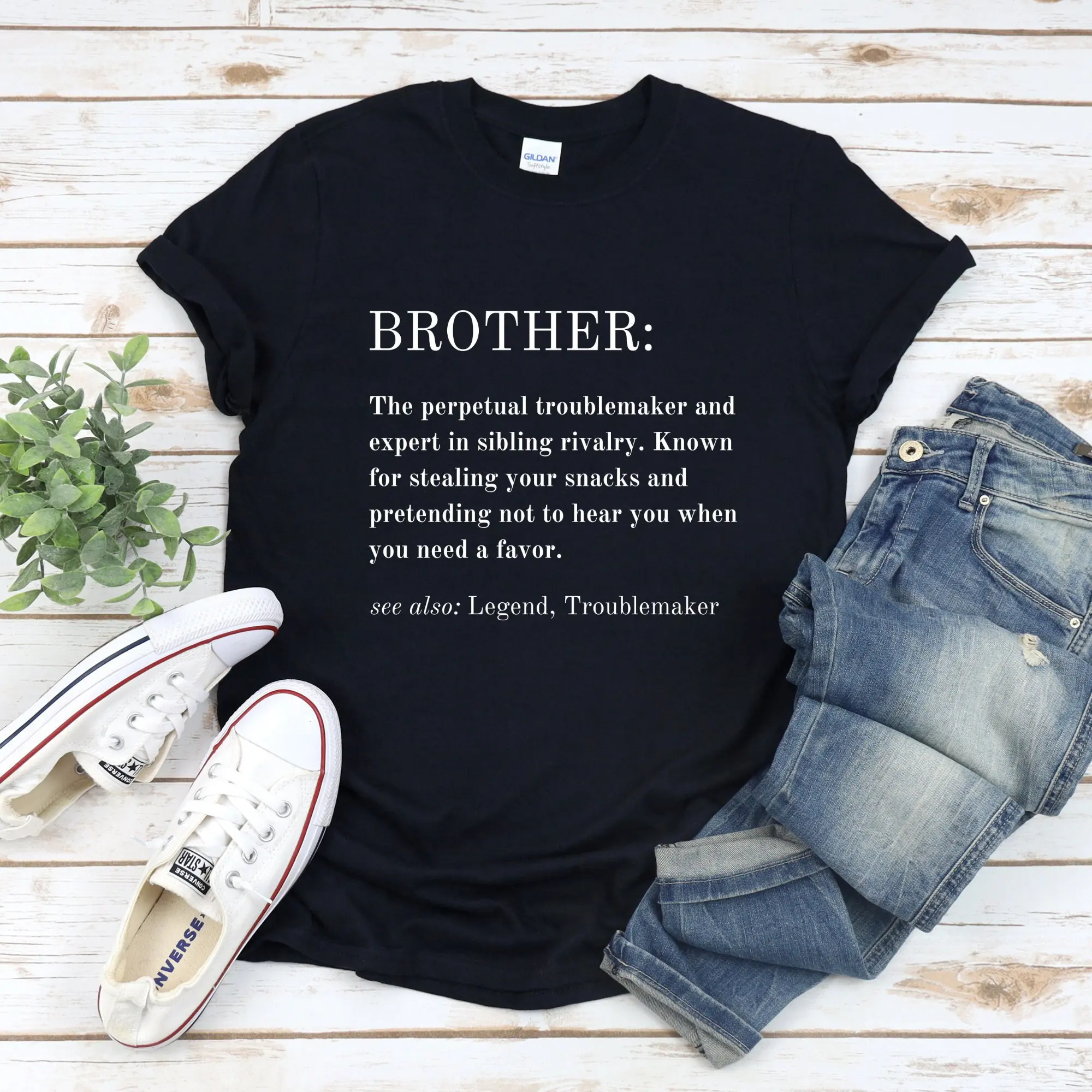 Funny Brother T Shirt For Big Birthday From Sister