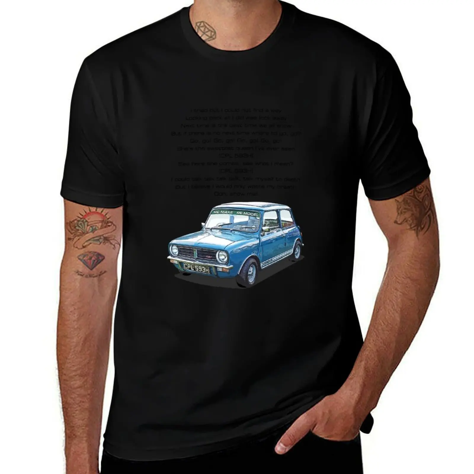 Roxy Music: Re-make / Re-model Lyrics T-Shirt man t shirts for men casual T-Shirt