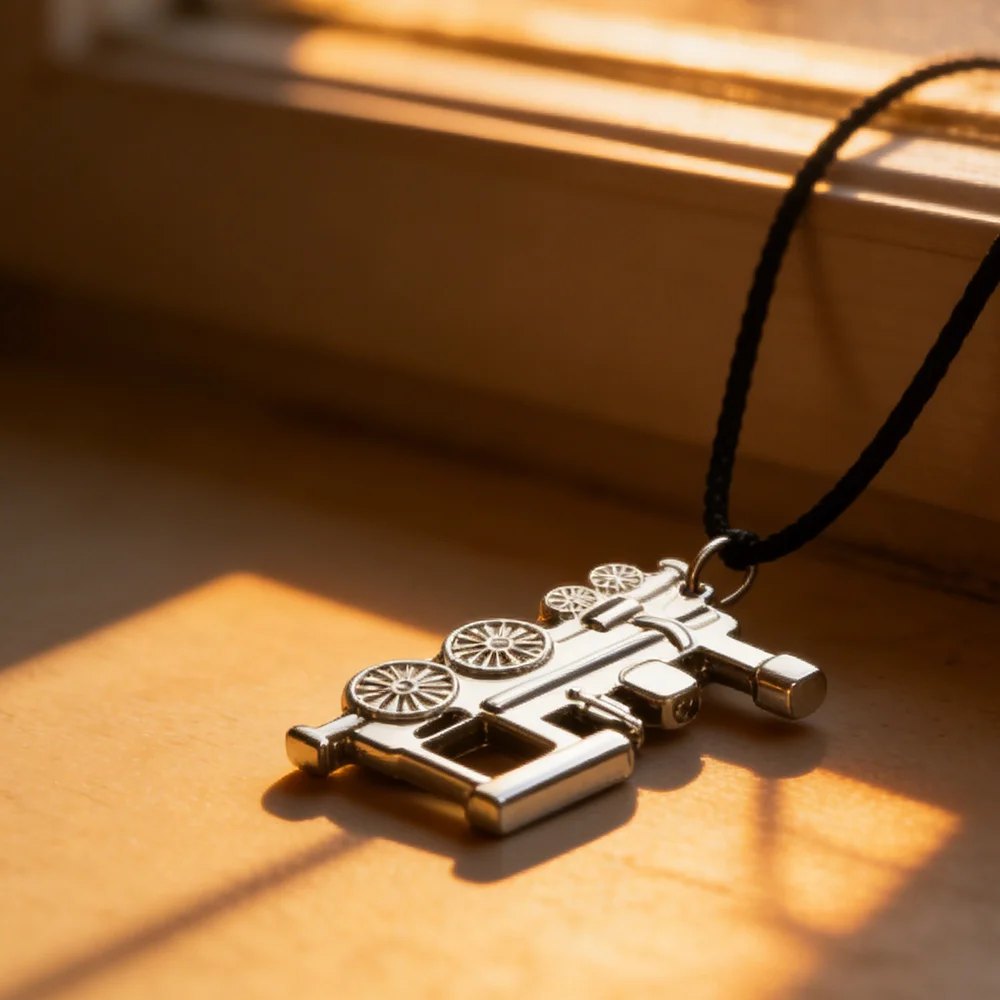 Creative Train Pendant Neckalce Men Women Punk Pendant Jewelry Rock Hip Hop Accessories Gifts