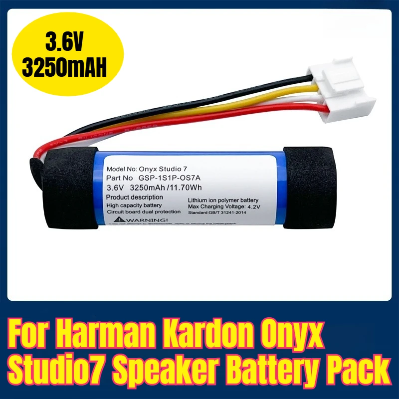 

3.6V 3250mAH Battery Pack for Harman Kardon Onyx Studio7 Speaker