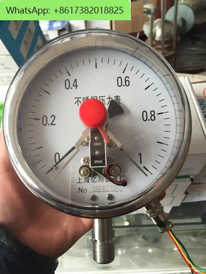 YXC150BF ammonia electric contact stainless steel pressure gauge 1/1.6/2.5mpa high temperature steam boiler pressure gauge