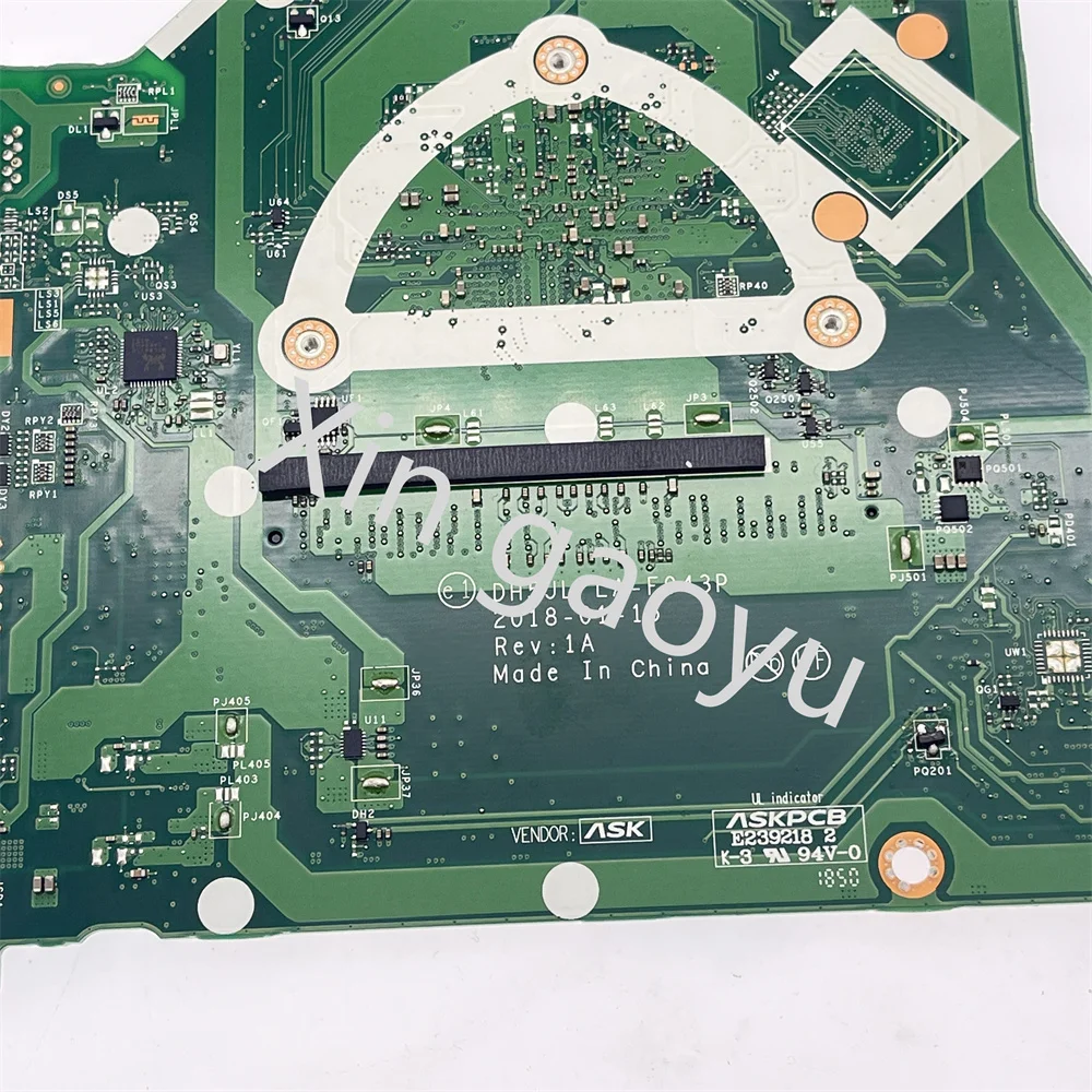 Imagem -03 - Mainboard Original para Acer Aspire Dh5jl La-f943p A315 A31533 Laotop Motherboard Nbgy311004 Cpu N3710 E8000 Ddr3l