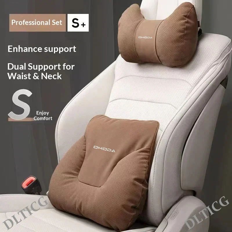 For Chery Omoda C5 5 7 8 pro plus Car Headrest Neck Support Seat Lumbar Cushion Soft Neck Pillow Automobile interior Accessories