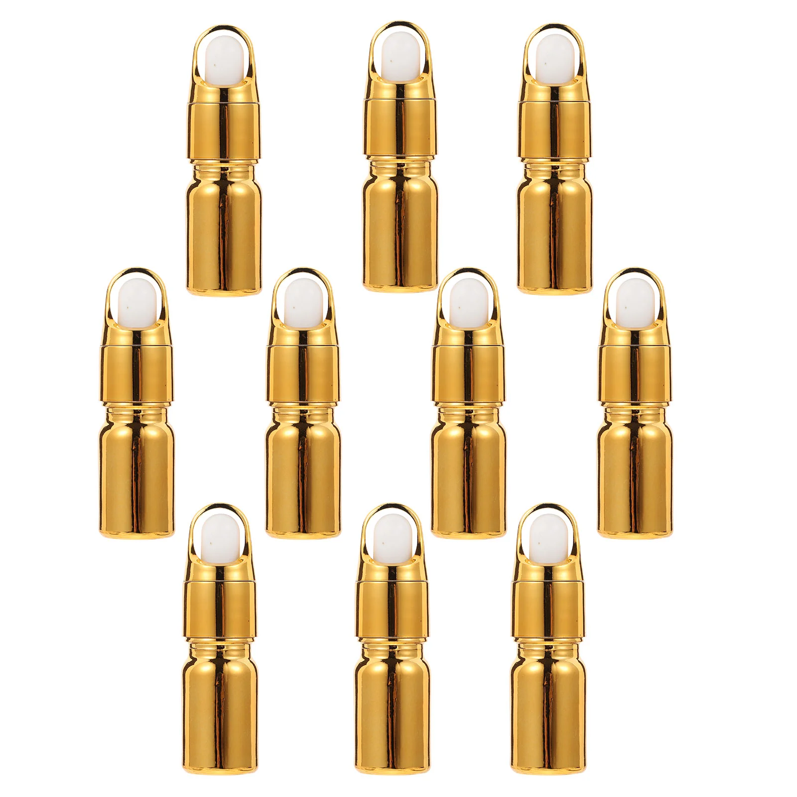 

10 Pcs Essential Oil Glass Containers Empty Mini Aromatherapy Dispenser Grips