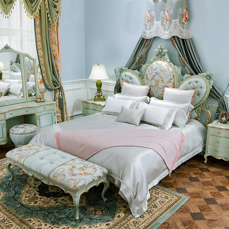 !@Luxury Home Bedroom Furniture of Italian Bedroom Furniture King Size Bedroom Set