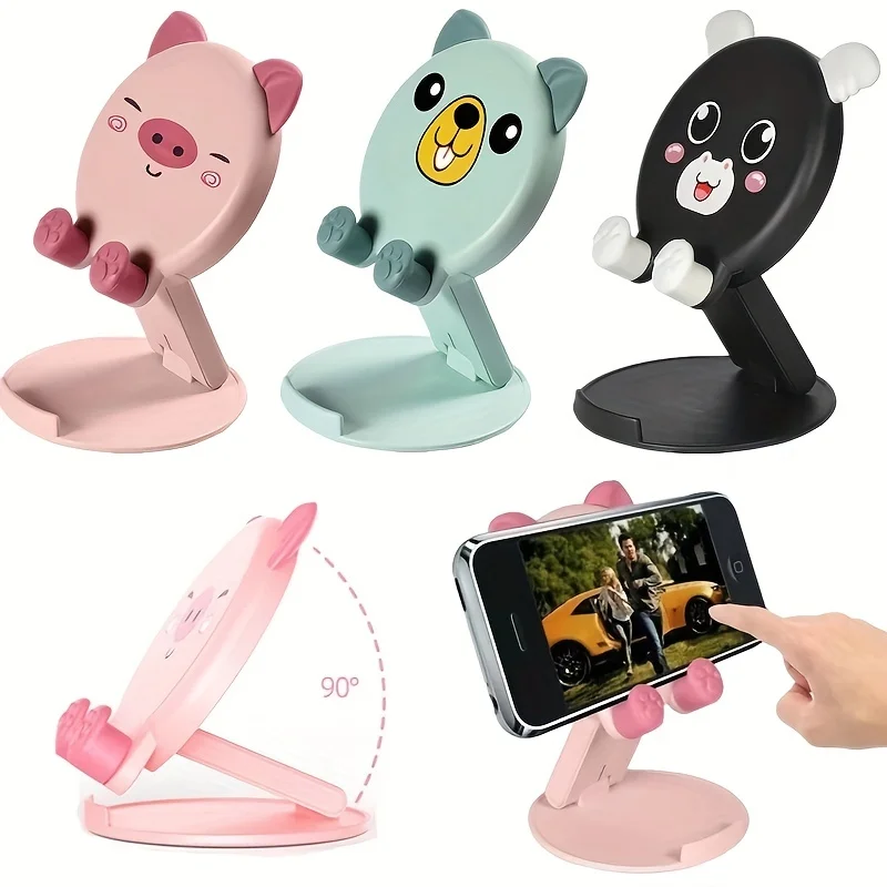 

Nice Creative Portable Mobile Phone Stand, Angle And Height Adjustable Mobile Phone Holder, Foldable Tablet Stand, Compatible Wi