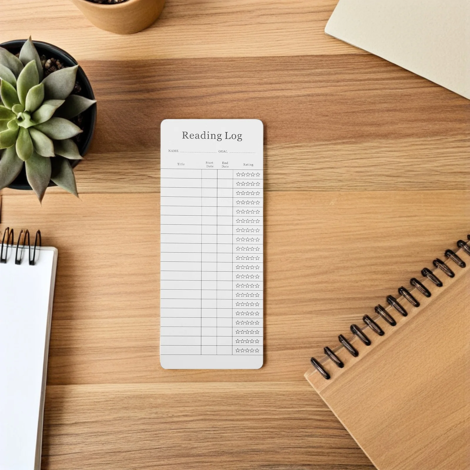 25 stks Lenen Boeken Tracker Bladwijzer Bibliotheek Kaart Lezen Log Tool voor Studenten Draagbare Lichtgewicht Eenvoudige Bladwijzers Bulk