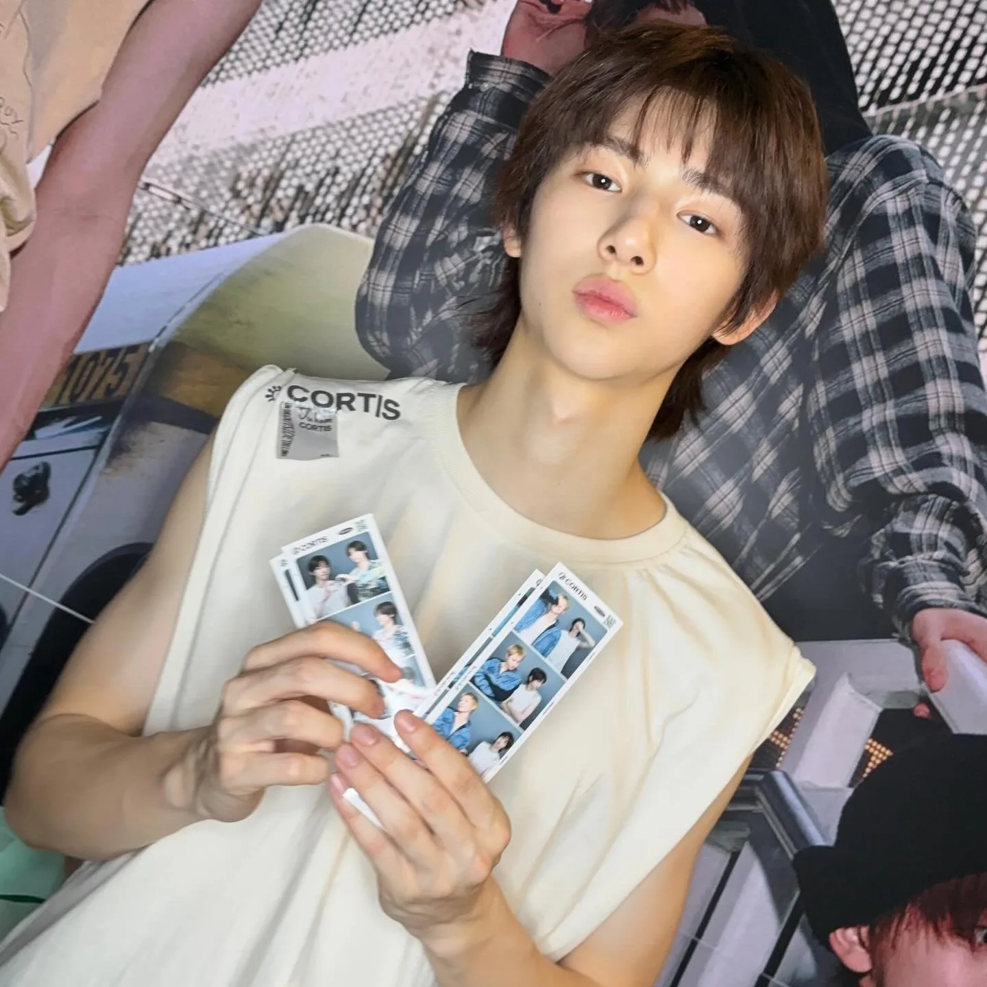 8 unids/set ídolo Kpop CORTIS divertido 4 piezas rejilla Selfie marcapáginas de doble cara tarjeta MARTIN JAMES JUHOON SEONGHYEON KEONHO regalo para seguidores