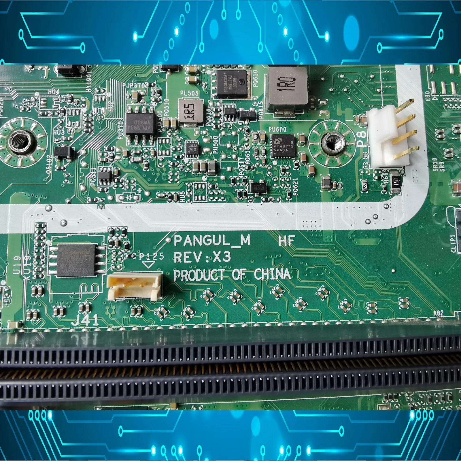 Original B515 main board, model: PANGUL_M, REV: X3