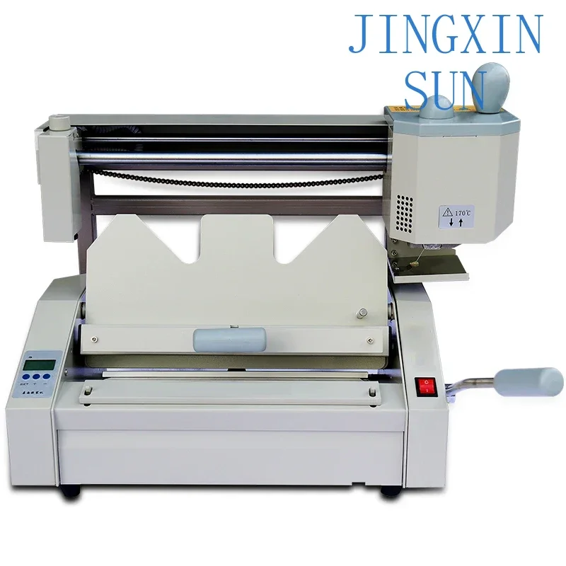 New DC-30+ A4 Wireless Glue Creasing Machine Paper Cutter Tender Book Binding Machine Hot Melt Small Glue