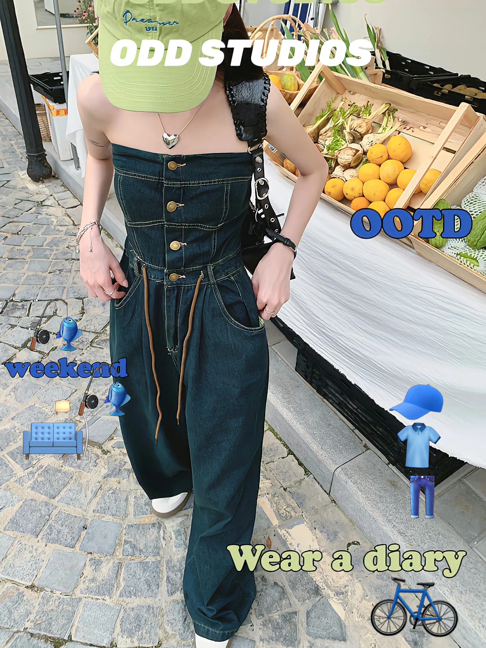 

Ретро завязка на пуговицах с высокой талией для похудения, повседневный джинсовый костюм с запахом Rer, женский летний новый широкий брючный костюм с длинными брюками