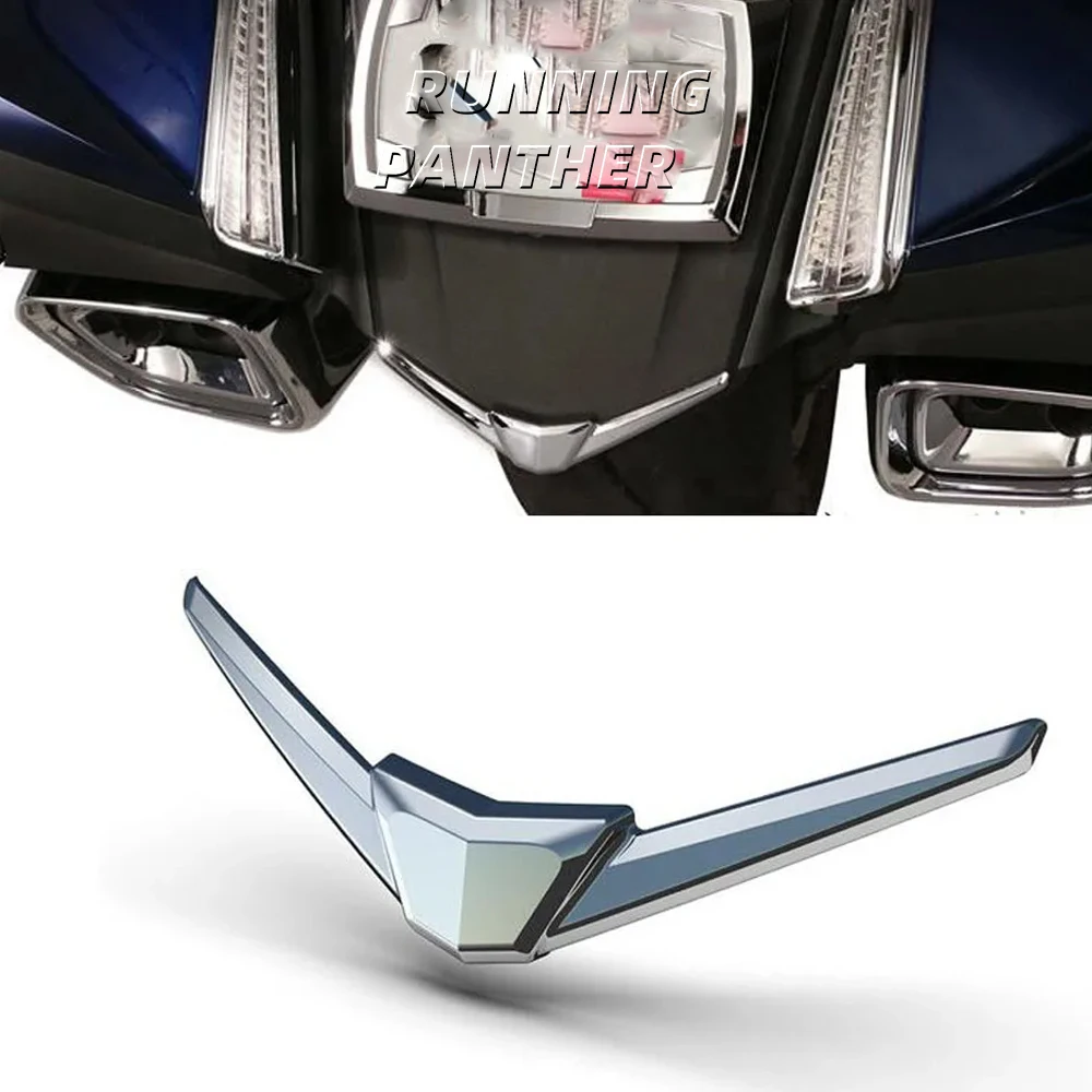 for Honda Goldwing GL1800 GL 1800 From 2018+ Chrome Motorcycle Rear and front Fender Tip Trim Case