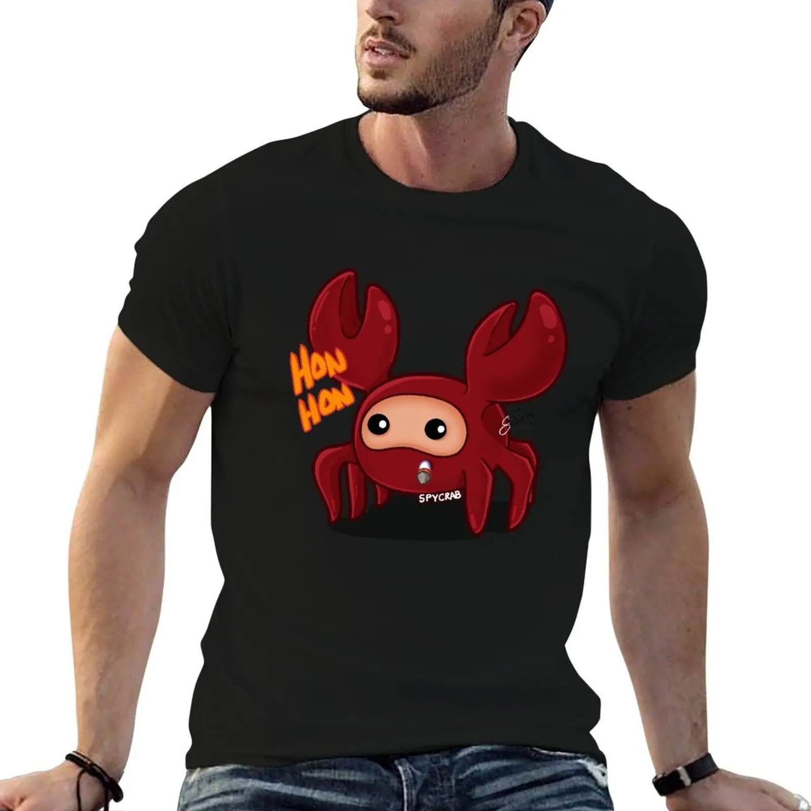 Copia de Endangered Spycrab T-Shirt anime stuff fashion shirts big and tall t shirts for men