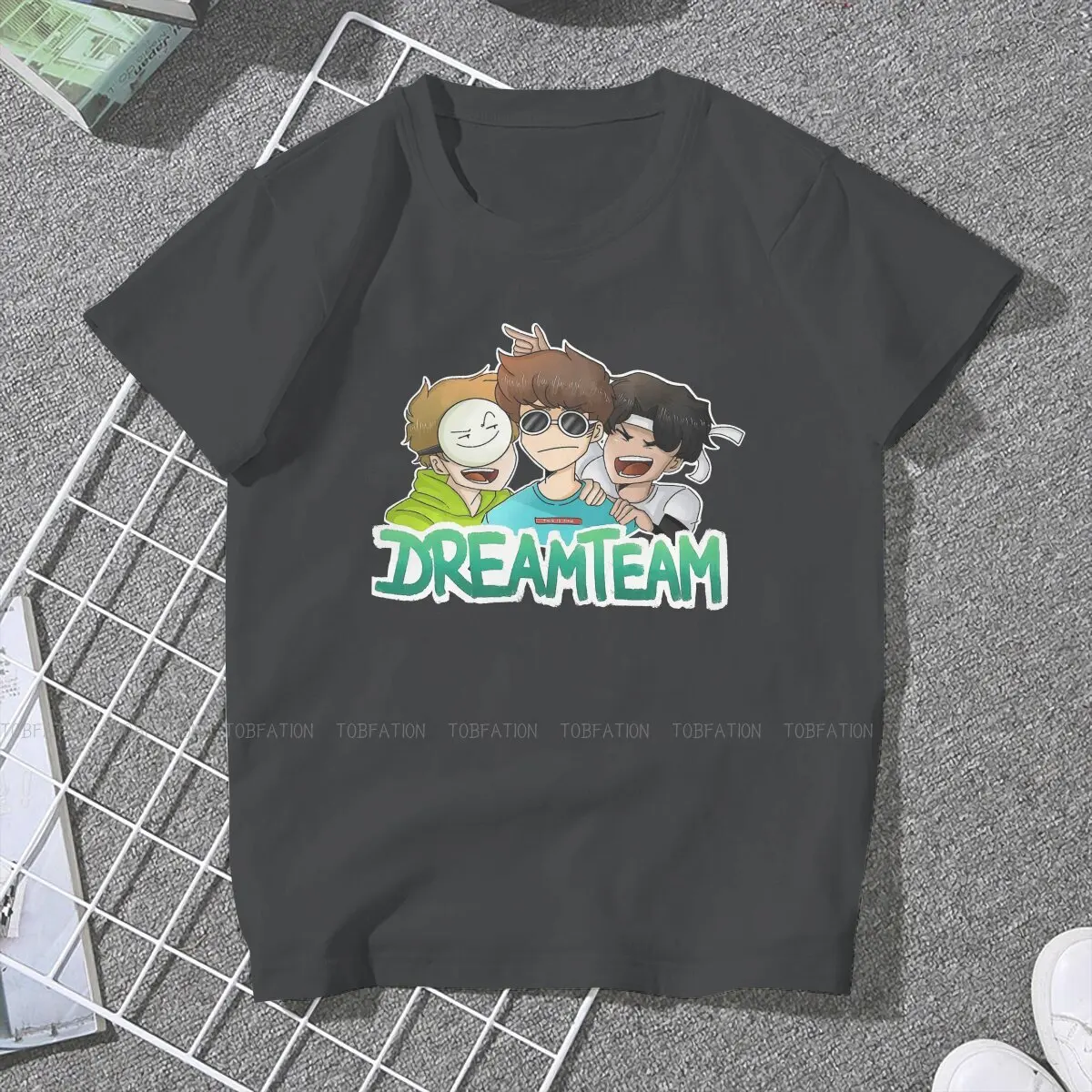 Dream Team  Female Shirts Dream SMP Loose Vintage Women Top Harajuku Casual Feminine Blusas