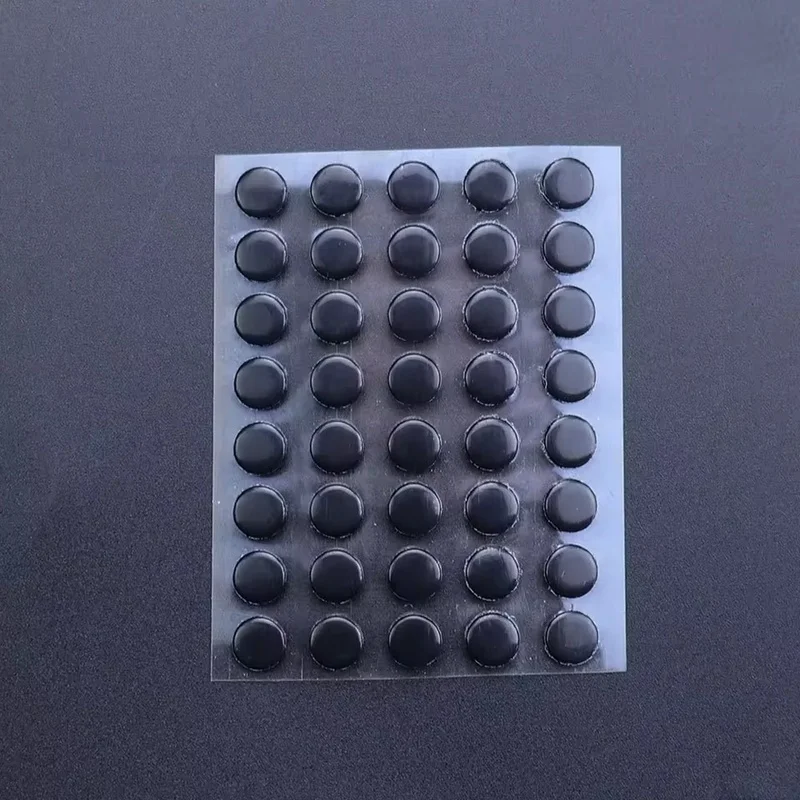 40Pcs 6.5mm Diameter And 0.8mm Thickness Small Dots Universal Mouse Skates For Logitech Rubberized Mouse Foot Glide Feet Sticker