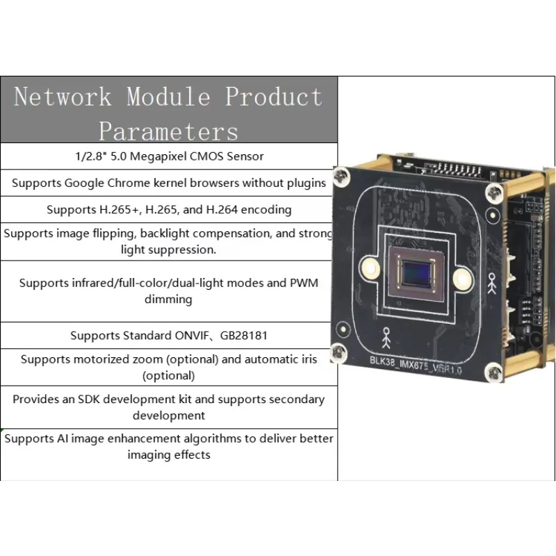 In stock 2026 School Gate Capture Module 5MP H.265 WDR Overcome Backlight Ensuring Usable Facial Images Identity Verification Sm