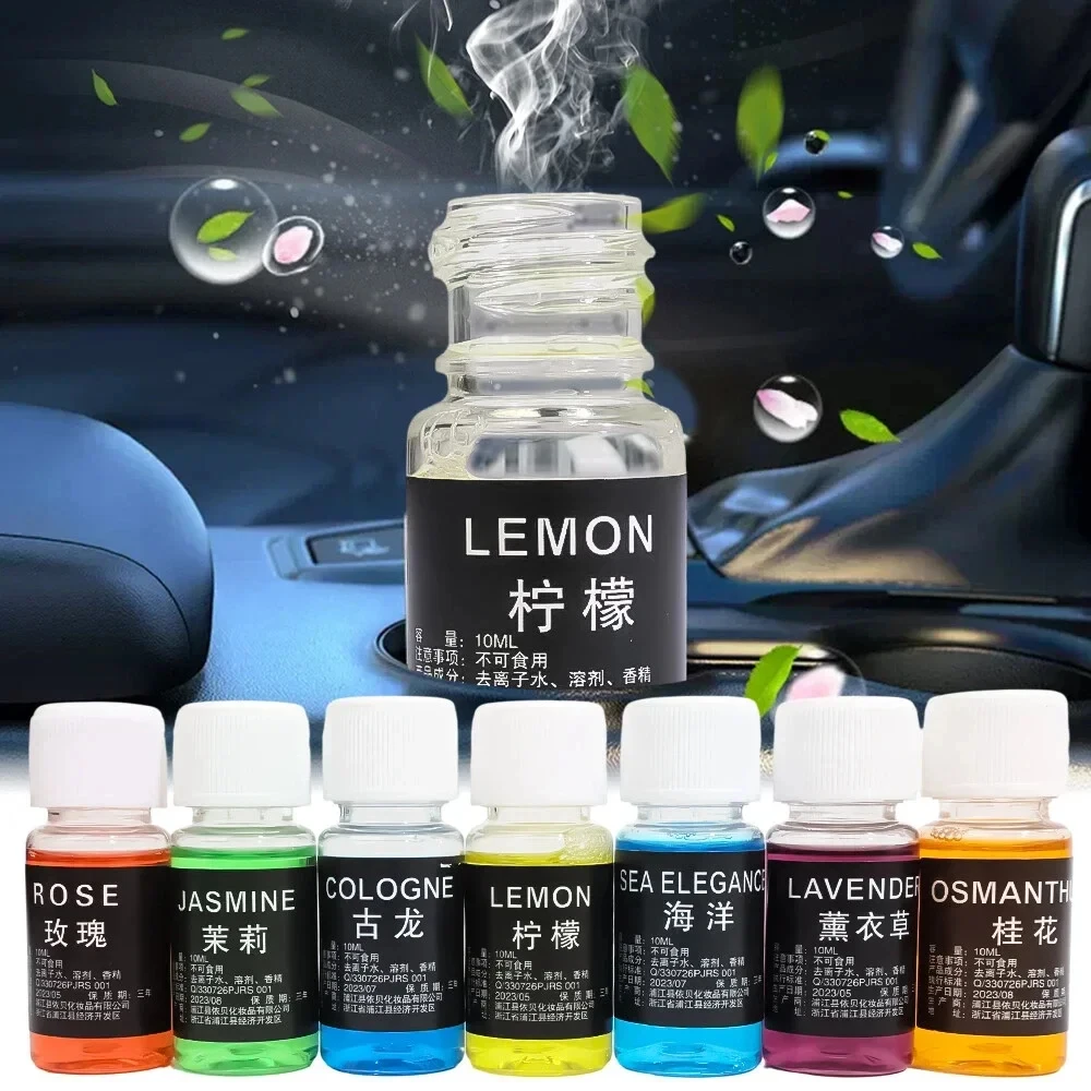 

7Flavors Essential Oils For Auto Diffuser Air Humidifier Water-soluble 10ml Air Freshener Scents Fragrance Oil Perfume