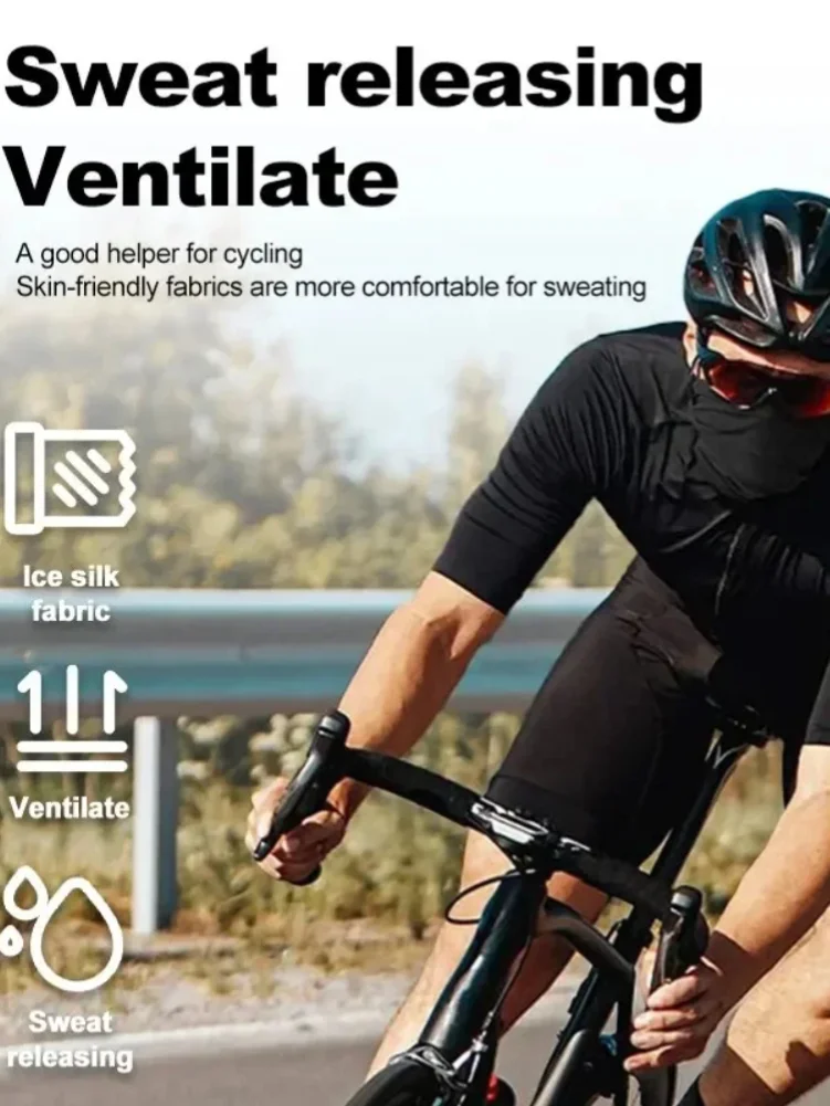 AliExpress Cycling Face Mask Absorb Sweat Breathable Fishing Training Sport UV Face Scarf Neck Gaiter Summer Face Bandana Safety protection