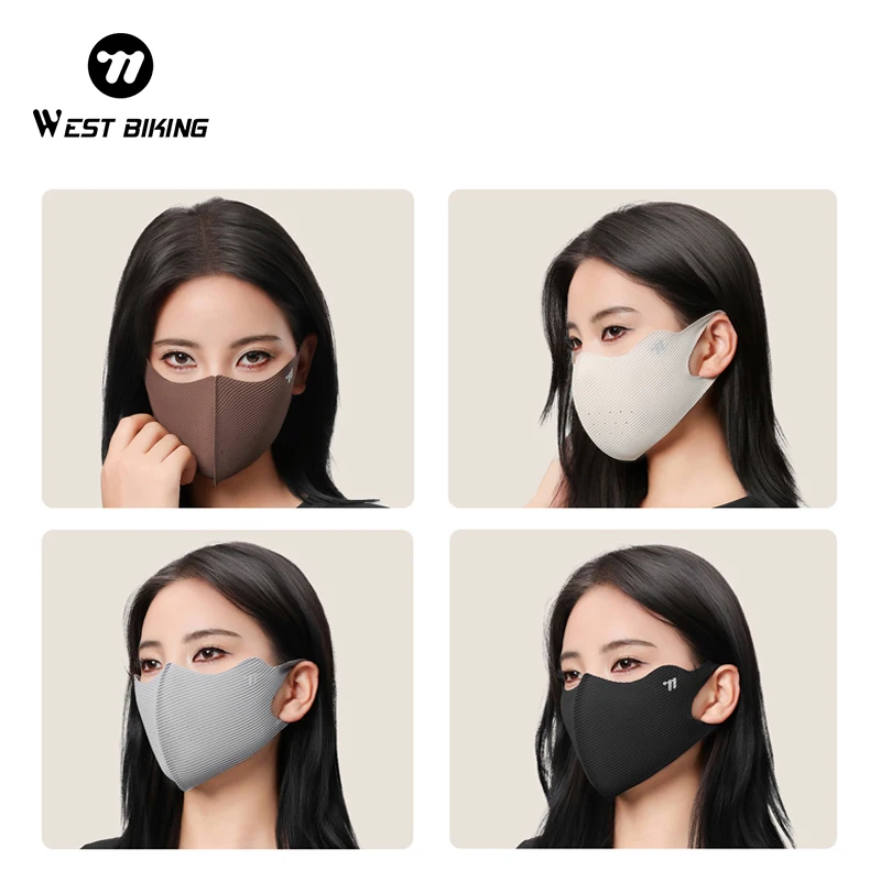 

WEST BIKING 1-10 шт. 3D маска для лица ветрозащитная велосипедная маска дышащая велосипедная мотоциклетная спортивная маска 10A антибактериальная ткань ​