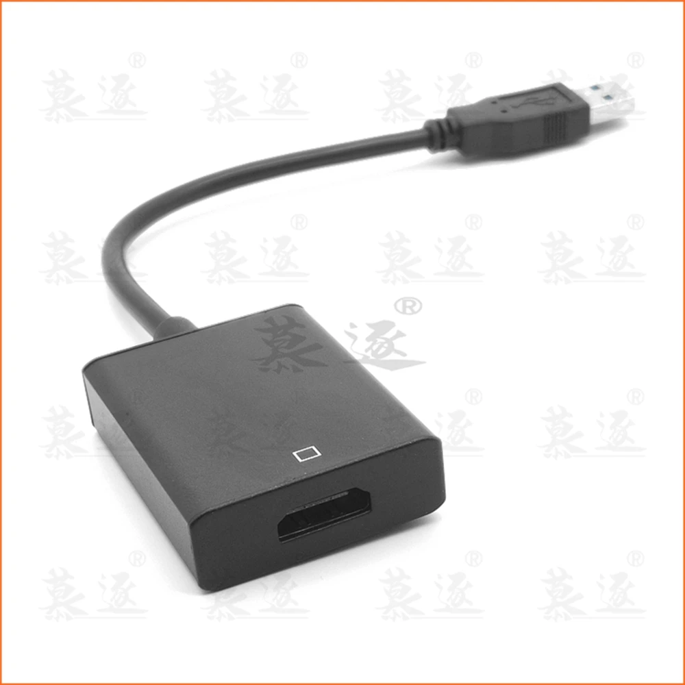 Conversor USB 3.0 para HD Adaptador USB3.0 para HD Cabo multi display Cabo de vídeo HD para PC Notebook Projetor HDTV 1080P