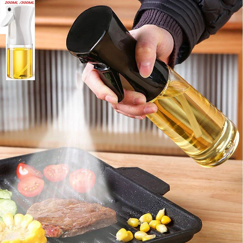 Kitchen Atomizing Oil Sprayer, Precision Oil Control Spray Bottle, Food Grade Plastic Leak - Proof Dispenser (Multi - Capacity)